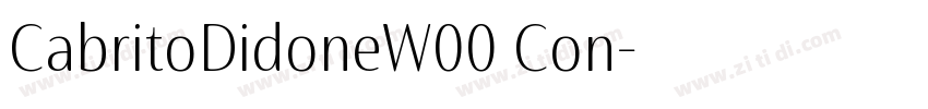 CabritoDidoneW00 Con字体转换